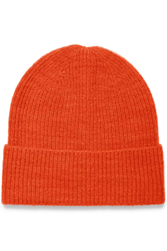 Iavo Beanie Hat - Tangerine Tango