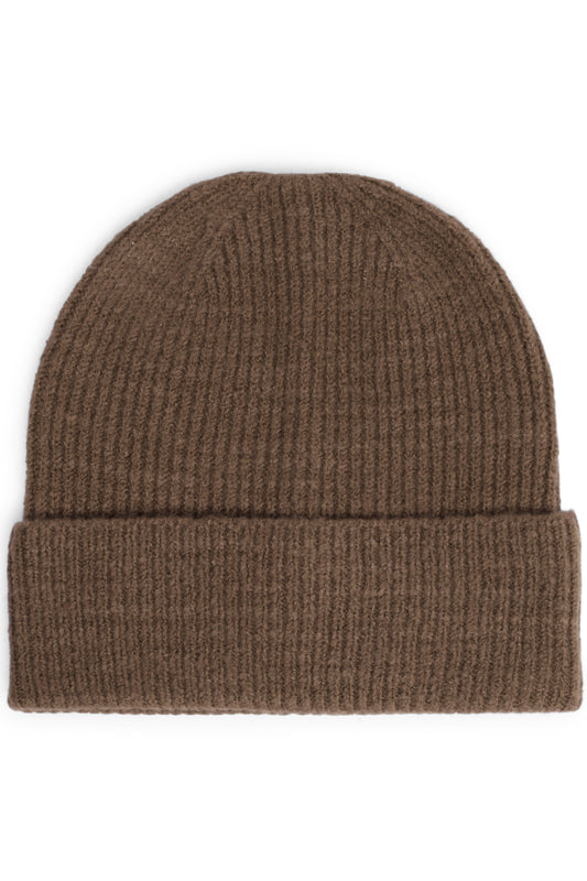 Iavo Knitted Beanie - Choc