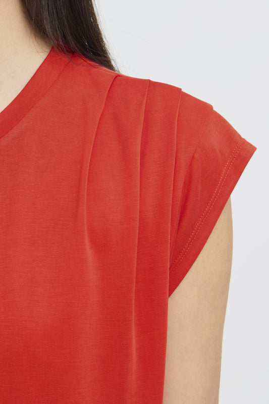 Lisken Tee - Fiery Red