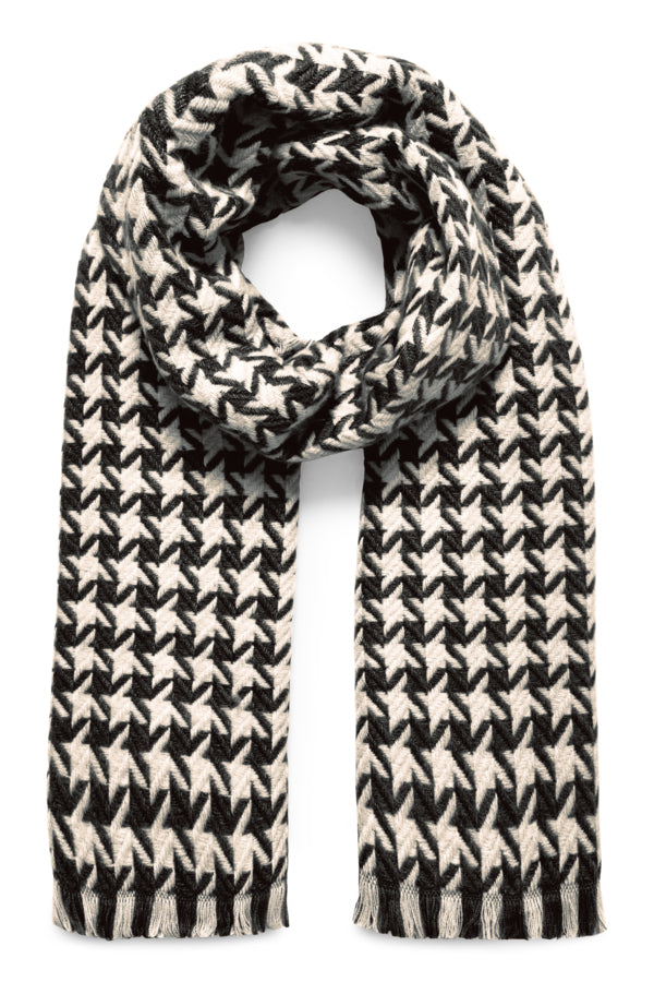 Houndstooth Scarf - Mono