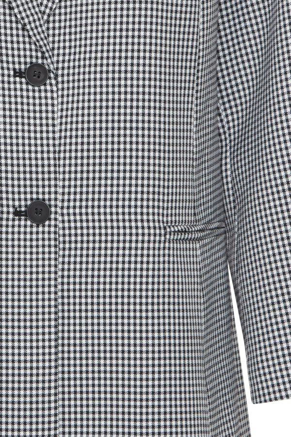 Houndstooth Oversized Blazer