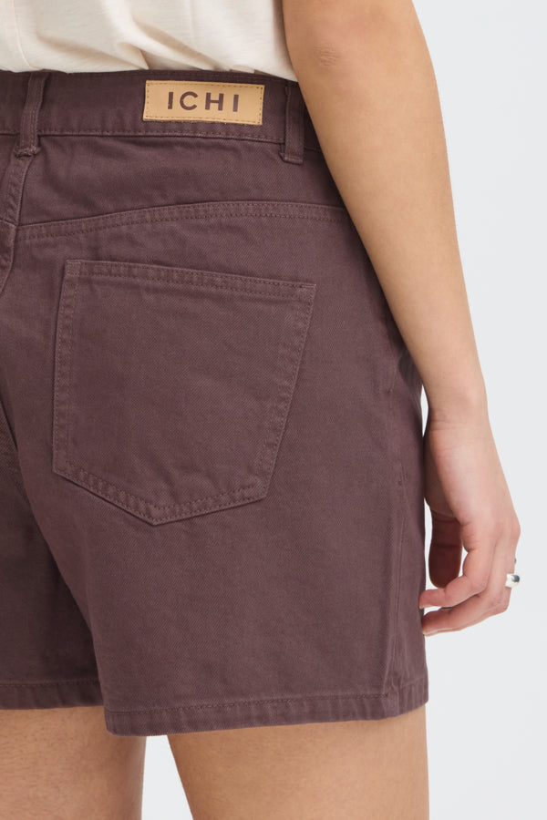Ichi Denim Short - Choc