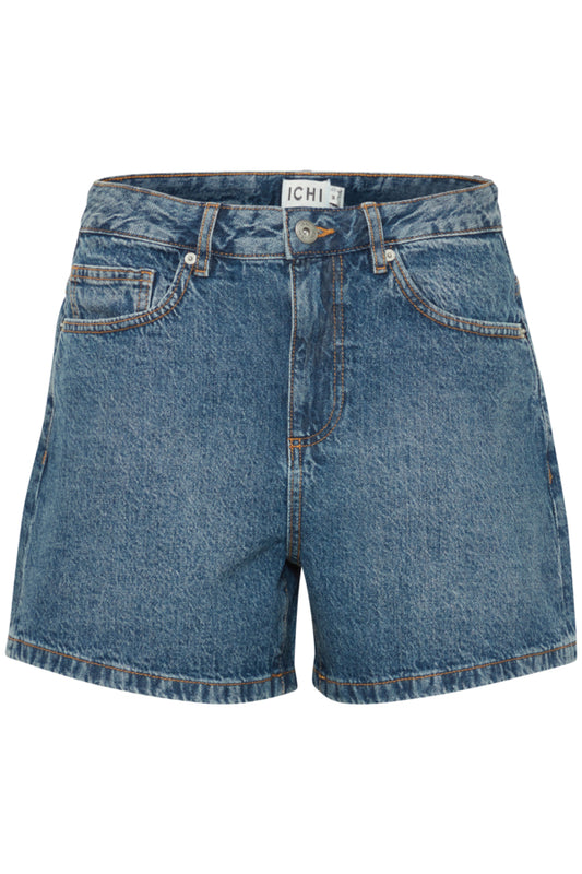 Ichi Denim Short - Mid Wash