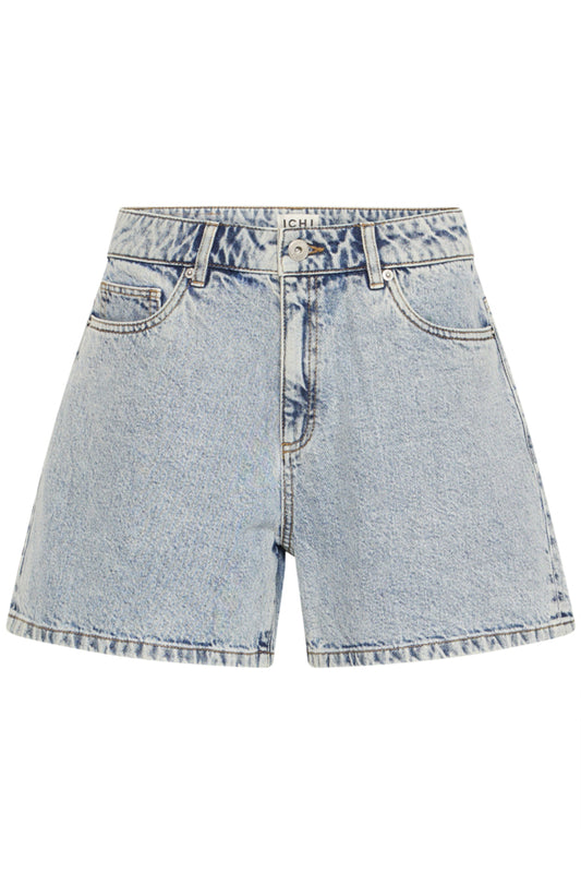 Ichi Denim Short - Light Stone Wash