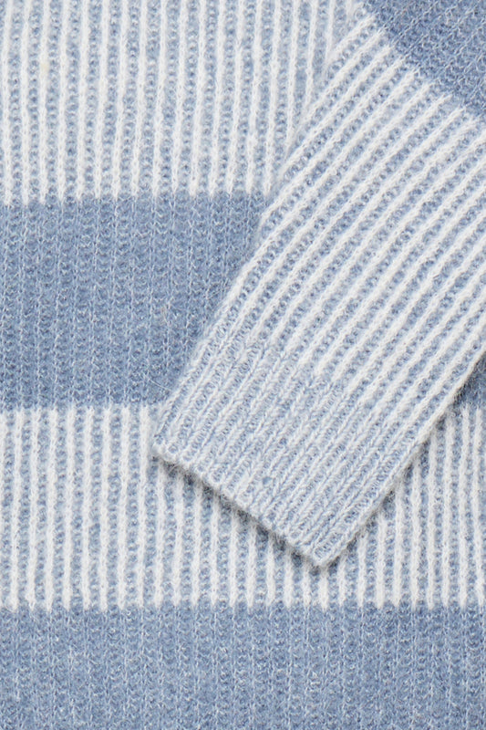 Kamara Alpaca Rib Knit - French Blue