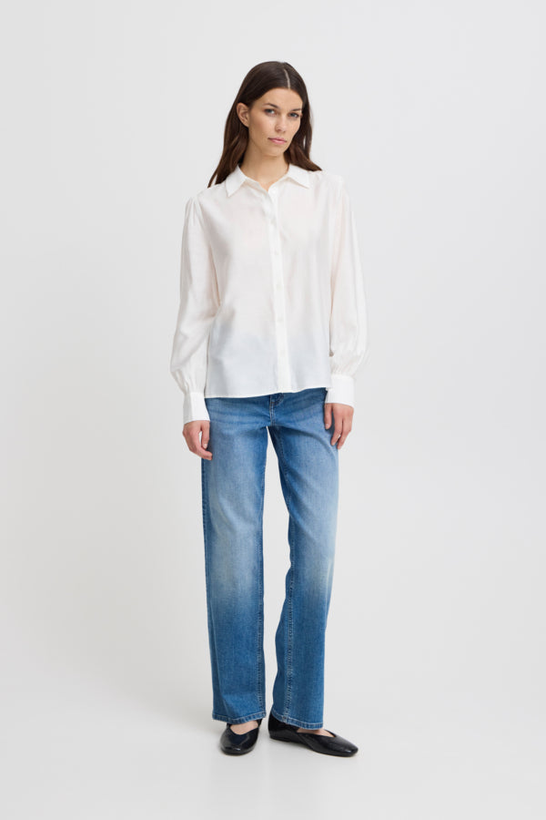 Karlani Collared Shirt -Off White