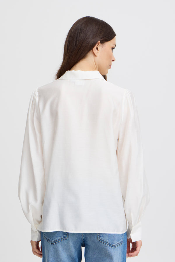 Karlani Collared Shirt -Off White