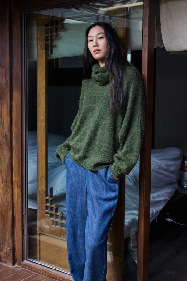 Kamara Cowl Neck - Khaki
