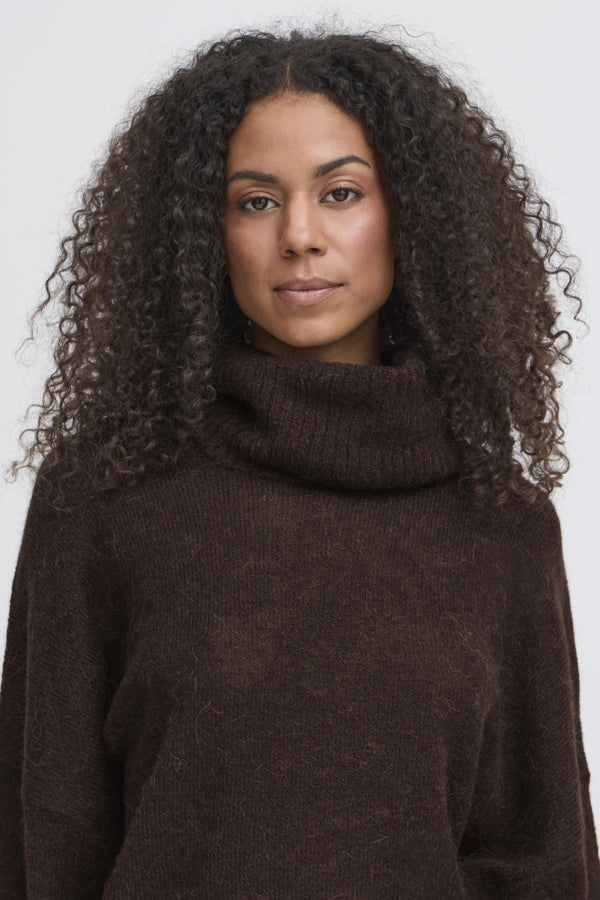 Kamara Cowl Neck - Choc
