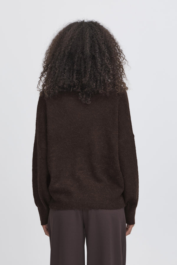 Kamara Cowl Neck - Choc