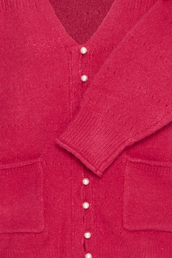 Banise Cardigan - Raspberry