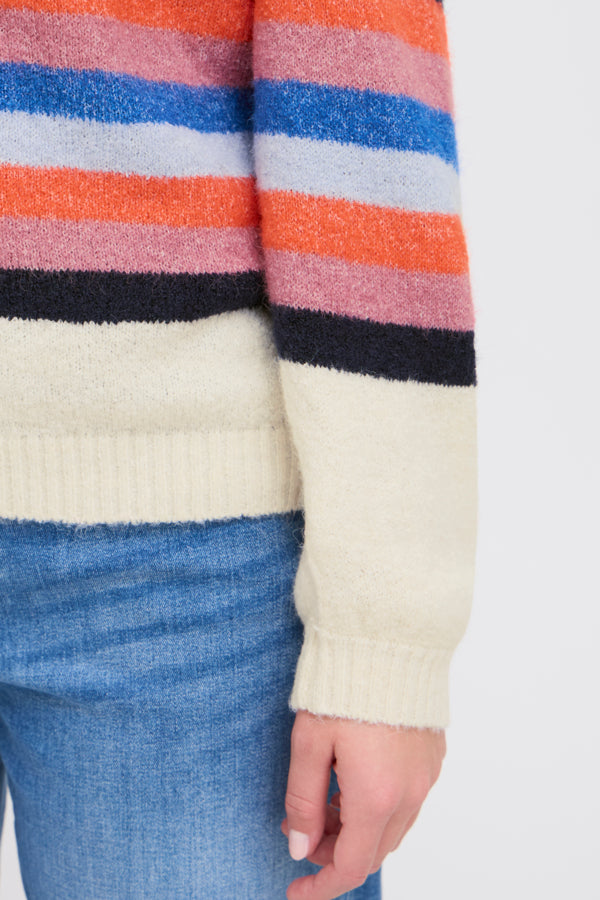 Dusty Multi Stripe Knit