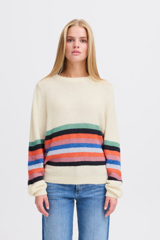 Dusty Multi Stripe Knit