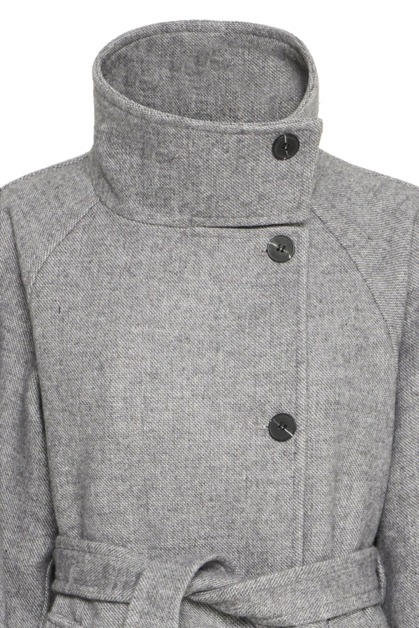 Gaziva Wool Coat - Grey