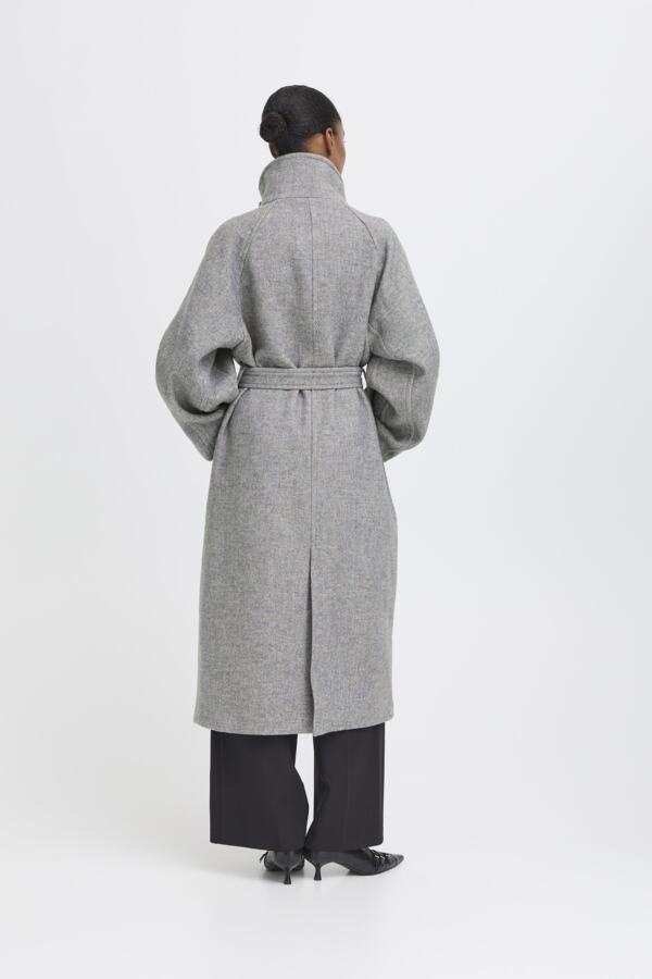 Gaziva Wool Coat - Grey