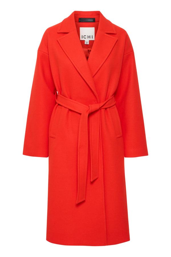 Jannet Coat - Fiery Red