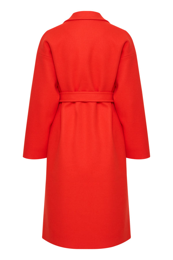Jannet Coat - Fiery Red