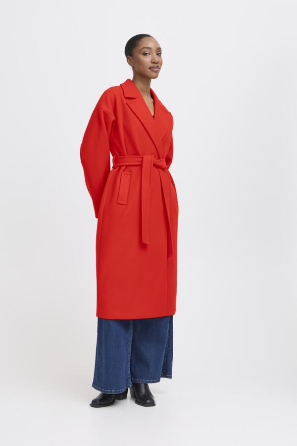 Jannet Coat - Fiery Red
