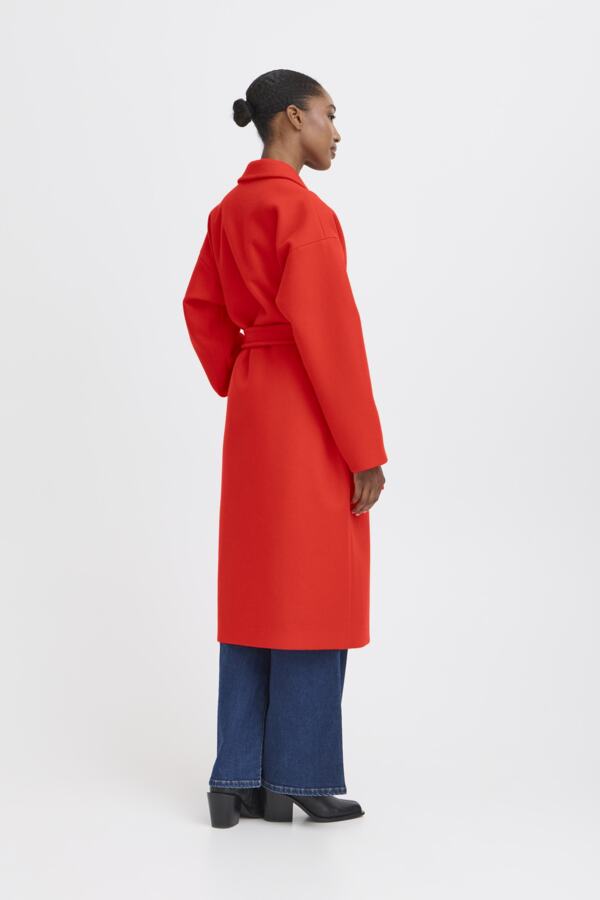 Jannet Coat - Fiery Red