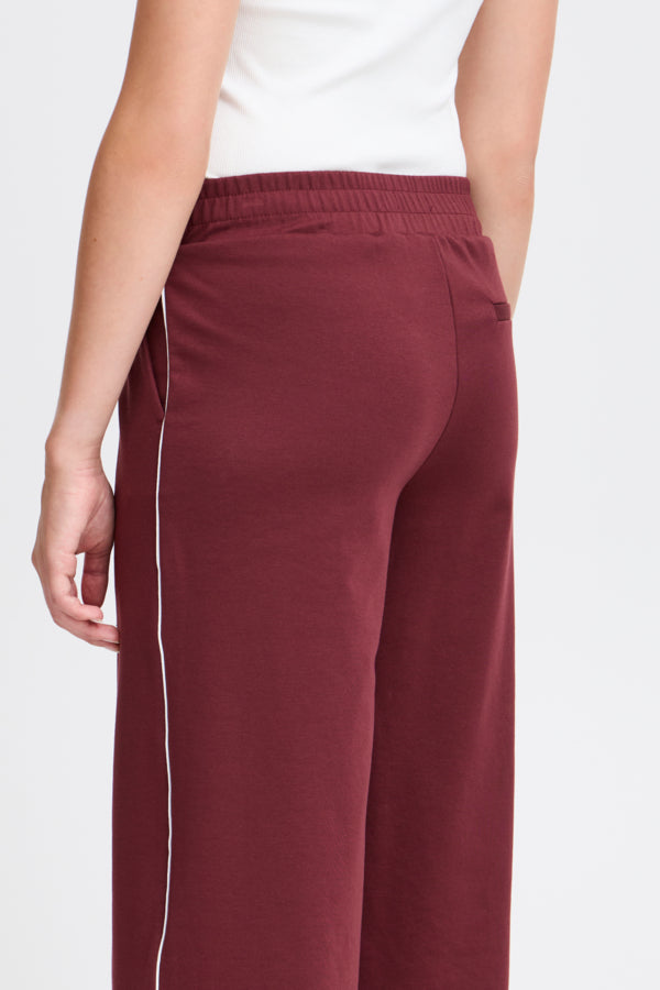 Kate Wide Leg Pant - Wine
