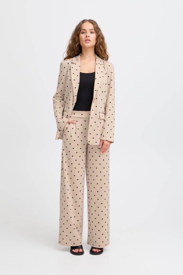 Kate Oversized Blazer - Polka Dot