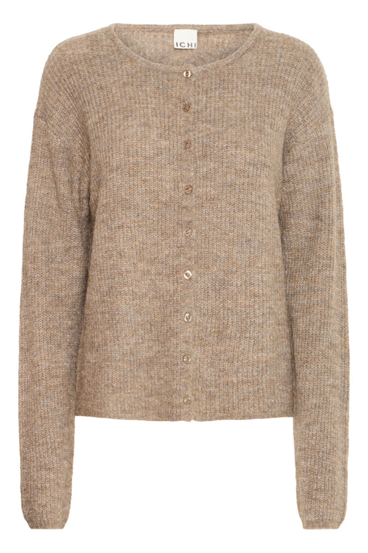 Kamara Round Neck Cardi - Oatmeal