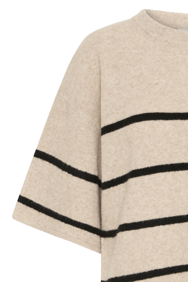 Dasalia Wool Mix Jumper - Oatmeal