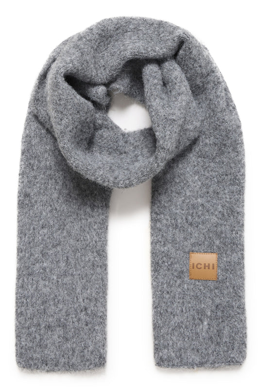 Lira Wool Scarf - Grey Melange