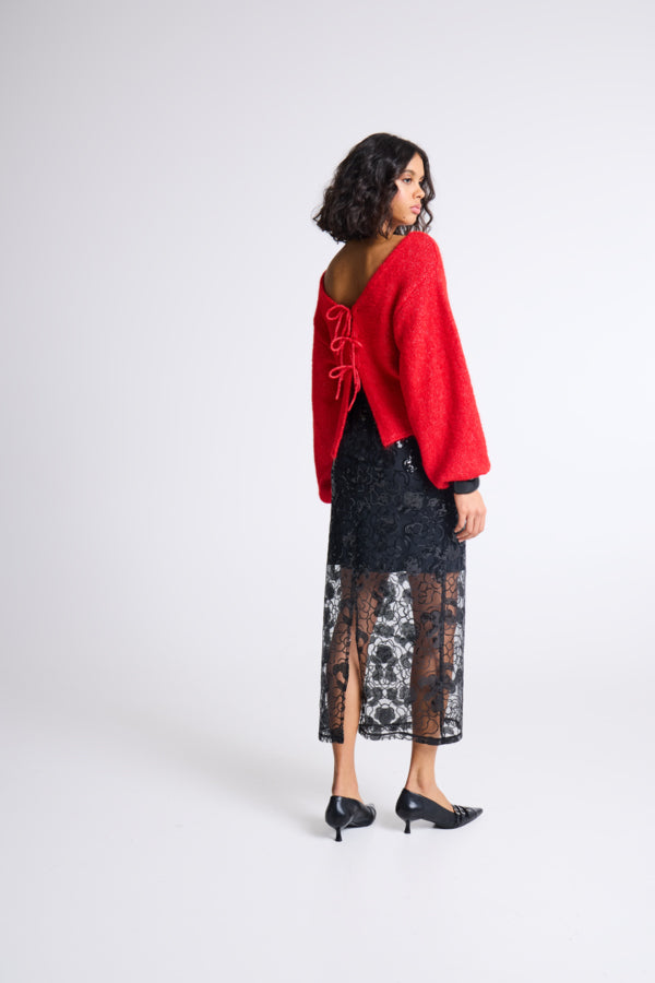 Dabria Cardigan - Red