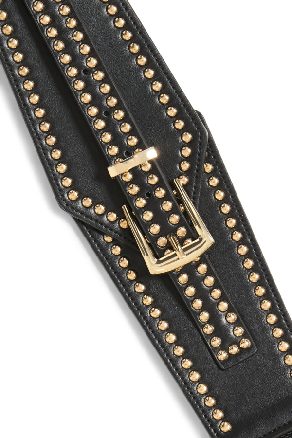 Badia Belt - Blk/Gold