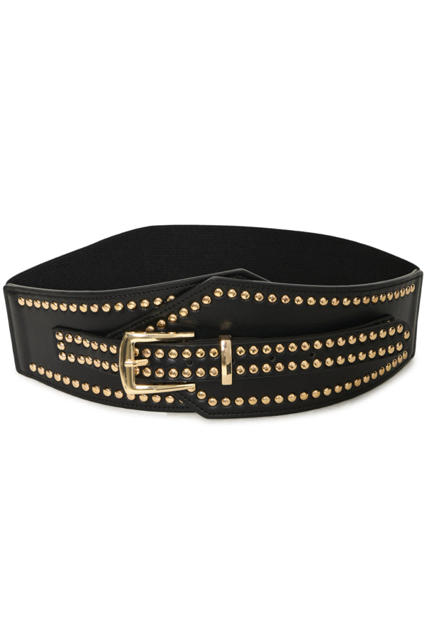 Badia Belt - Blk/Gold