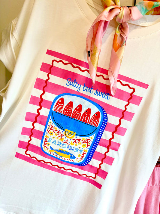 Salty Sweet Tee - White