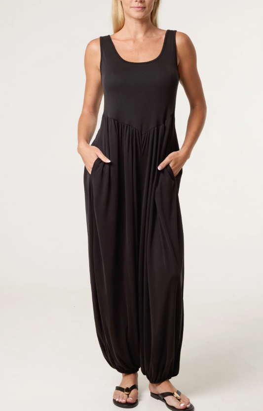 Harem Jumpsuit - Black