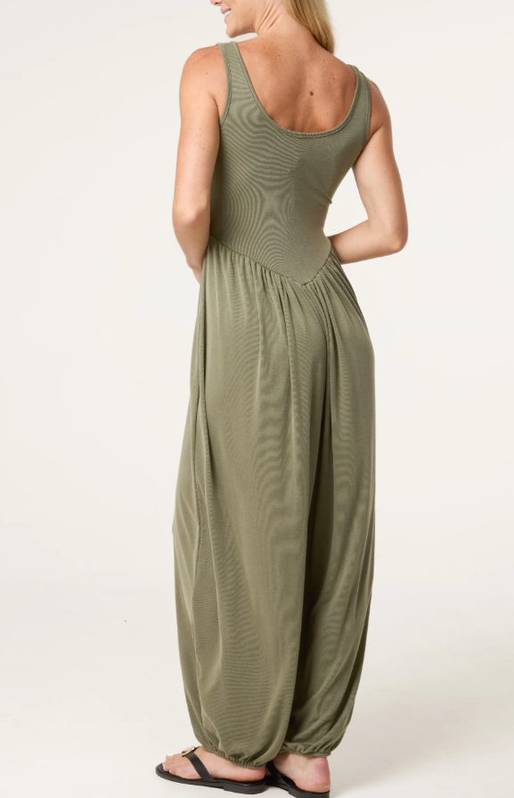 Harem Jumpsuit - Khaki