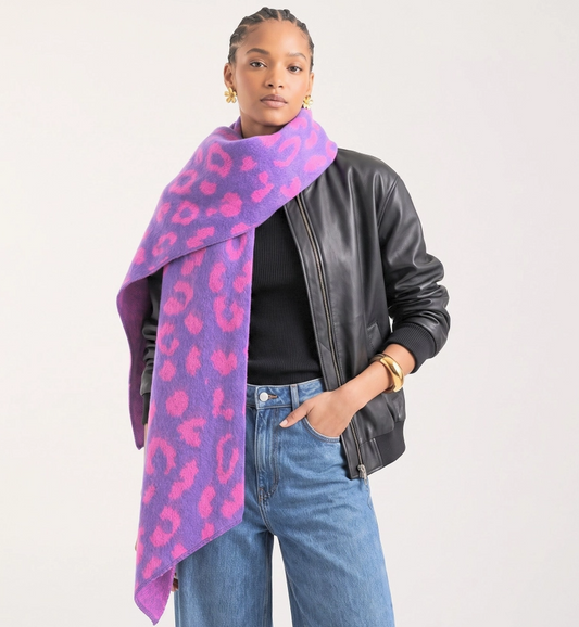 Poppy Scarf - Lilac/Purple