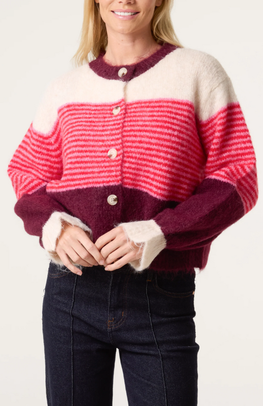 Salina Knit - Pink/Red