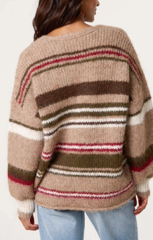 Edie Wool Blend Cardi - Mocha