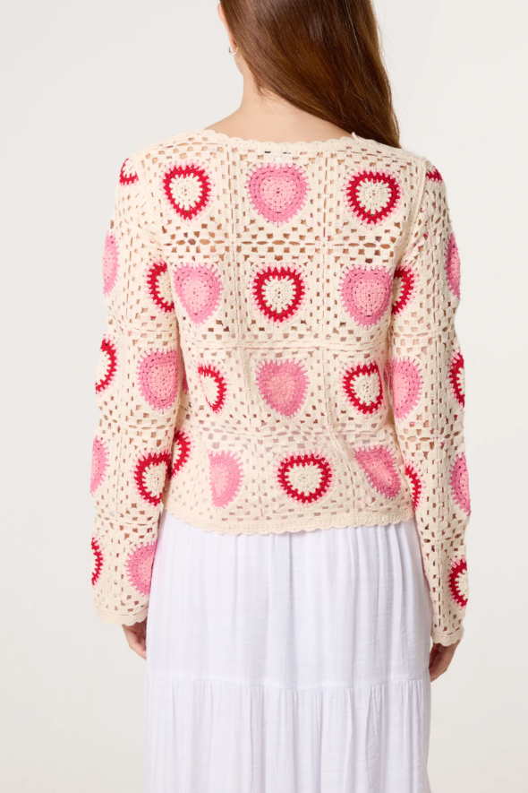 Polly Heart Pullover