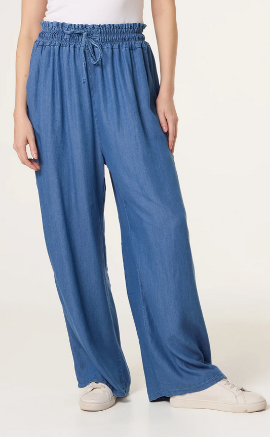 Pull On Trouser - Denim