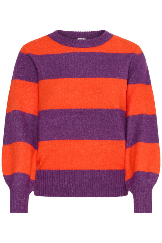 Edeen Pullover - Purple Stripe