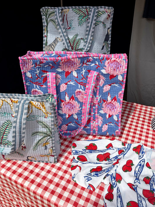 Jemima Carry All Bag - Pink Floral