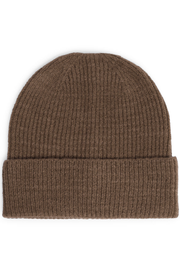 Iavo Knitted Beanie - Choc