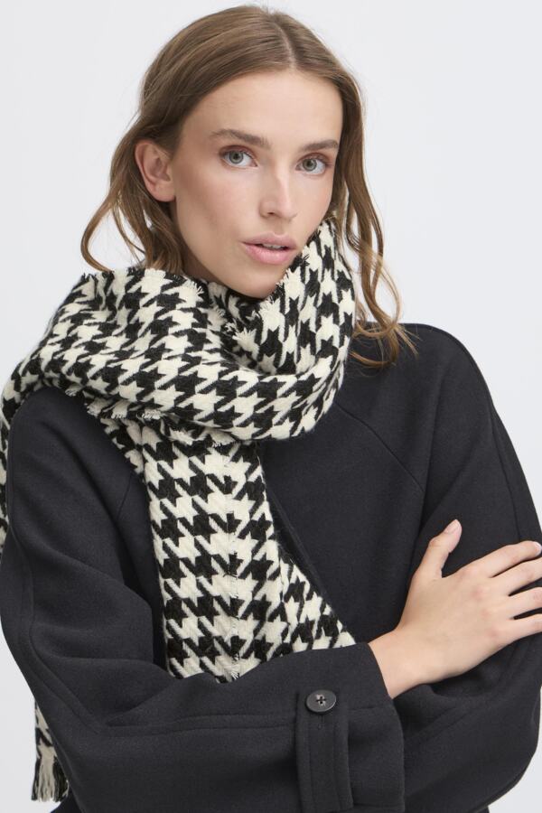 Houndstooth Scarf - Mono