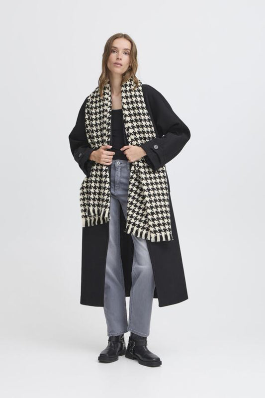 Houndstooth Scarf - Mono