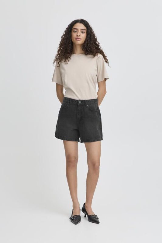 Haveny Denim Shorts - Blk Wash