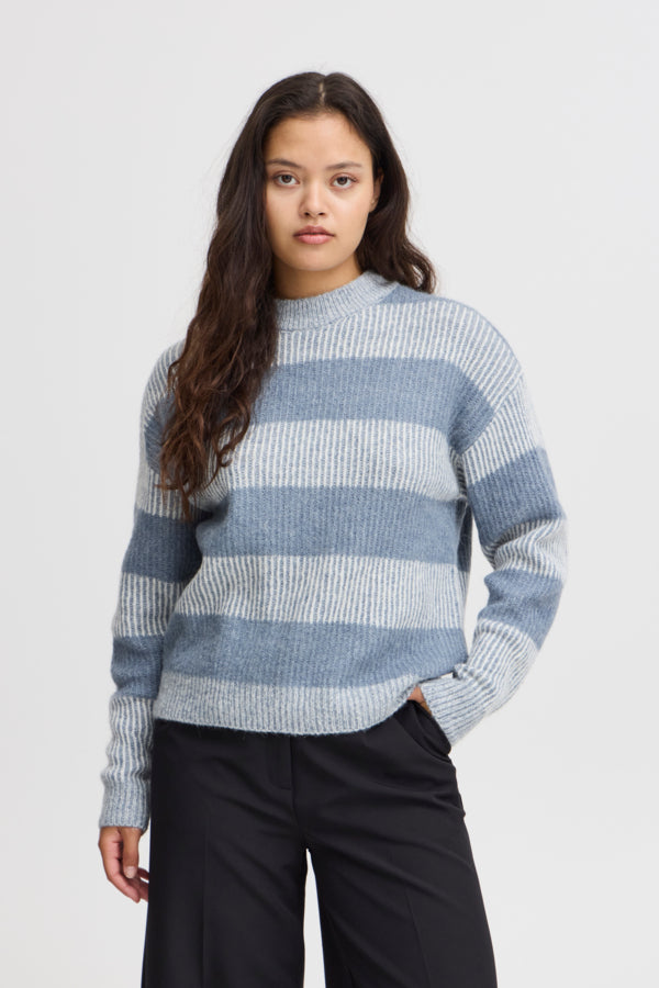 Kamara Alpaca Rib Knit - French Blue