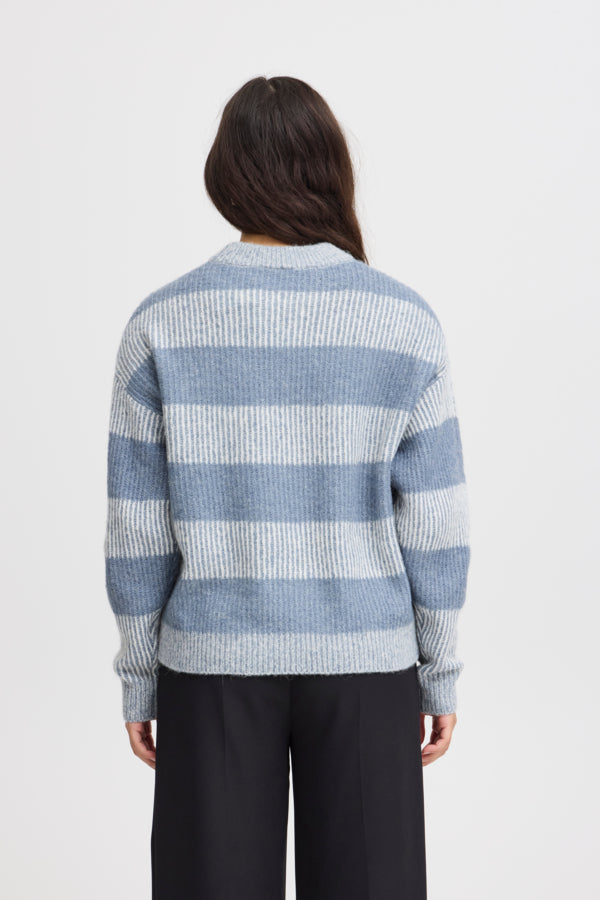 Kamara Alpaca Rib Knit - French Blue
