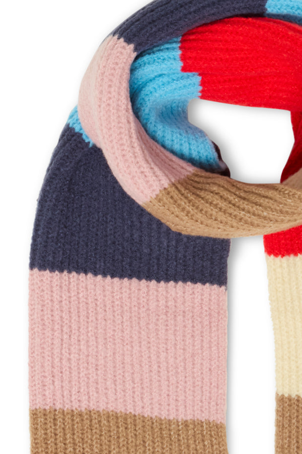 Statement Stripe Scarf - Ichi