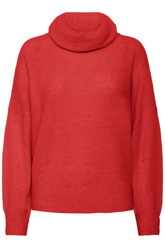 Kamara Cowl Neck - Red