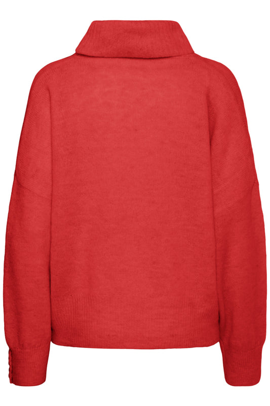 Kamara Cowl Neck - Red